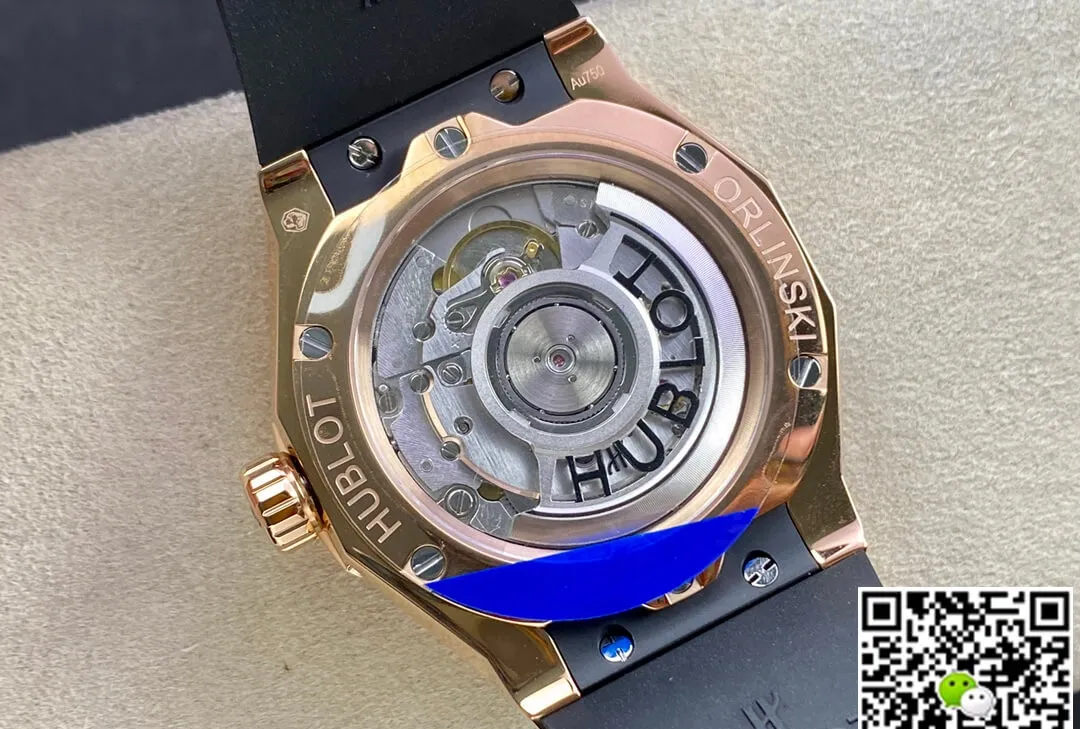 Hublot Classic Fusion 550.OS.1800.RX.ORL19 APS Factory 1:1 Best Edition Replica Watch Black Rubber Strap